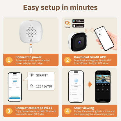 🔥 Crystal-clear security 2K camera