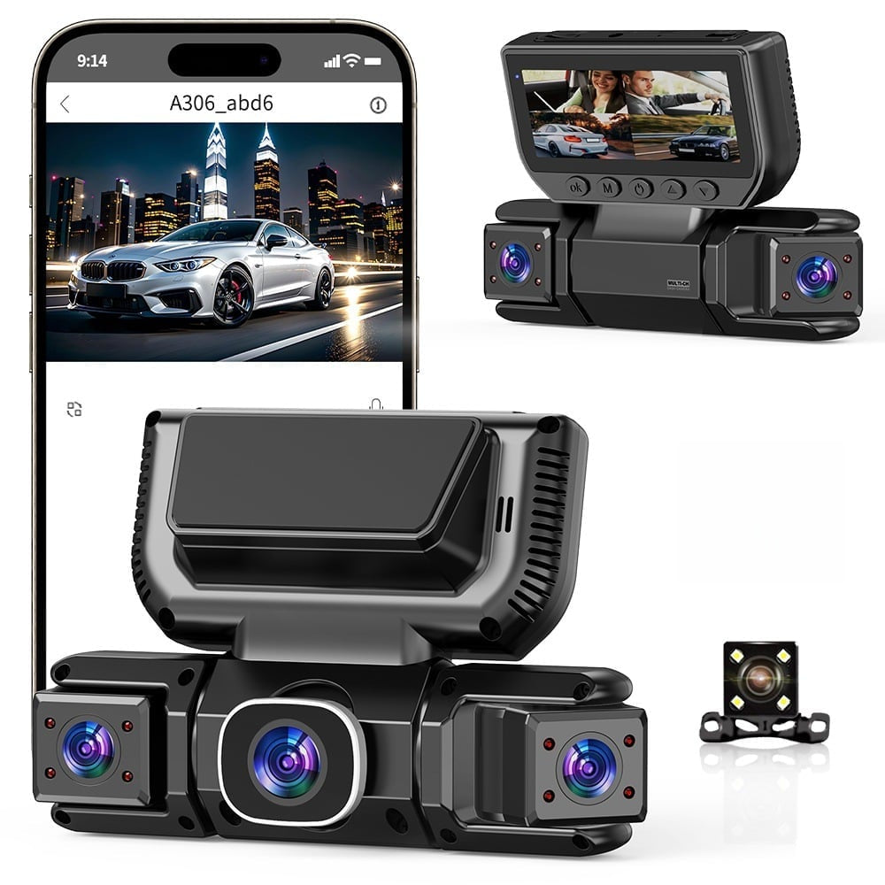 🔥360° Car DVR WiFi Dash Cam Video Recorder