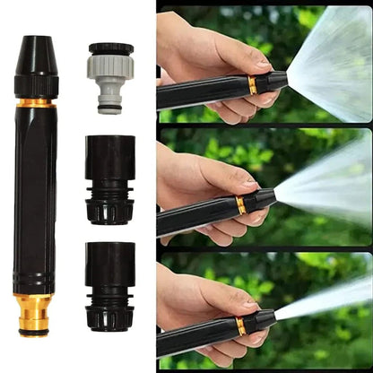 🔥High-Pressure Car Wash Water Gun Booster Nozzle Garden & Auto Dual Use Power