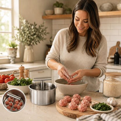Meatball Molding Tool: Batch Form Perfect Meatballs in Seconds for Home Kitchen & Commercial Food Prep