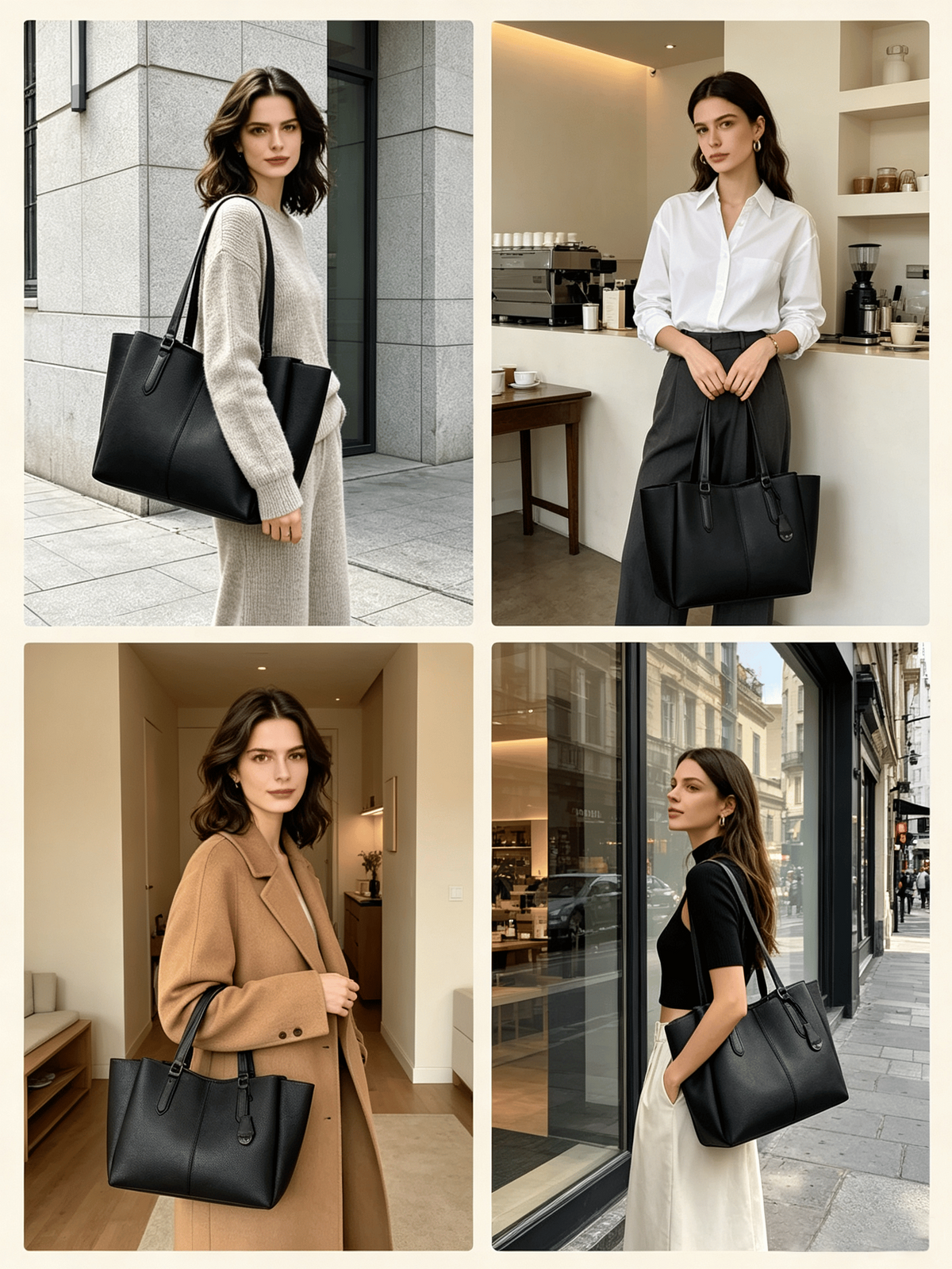 💼Laptop Tote Bag – Triple Compartments, Fits 15.6" & 17.3" Laptops