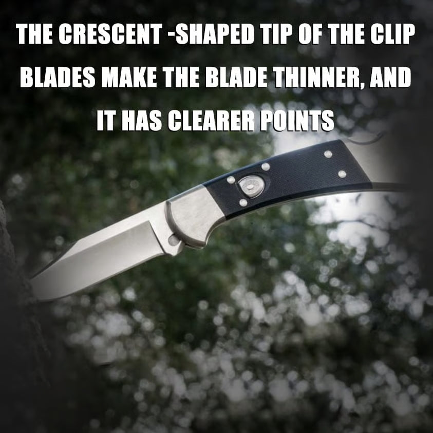Classic Folding Hunting Knife Collection: 420HC & MagnaCut Steel Blades with Genuine Ebony & Brass/Nickel Silver Handles