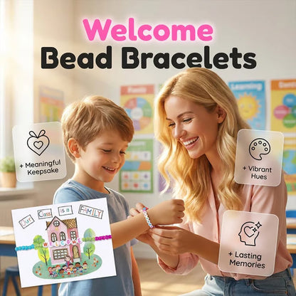 ✨🌈Pack of 25 Welcome BeadBracelets - StrengthenClassroom Friendship & SpreadWarm Kindness!