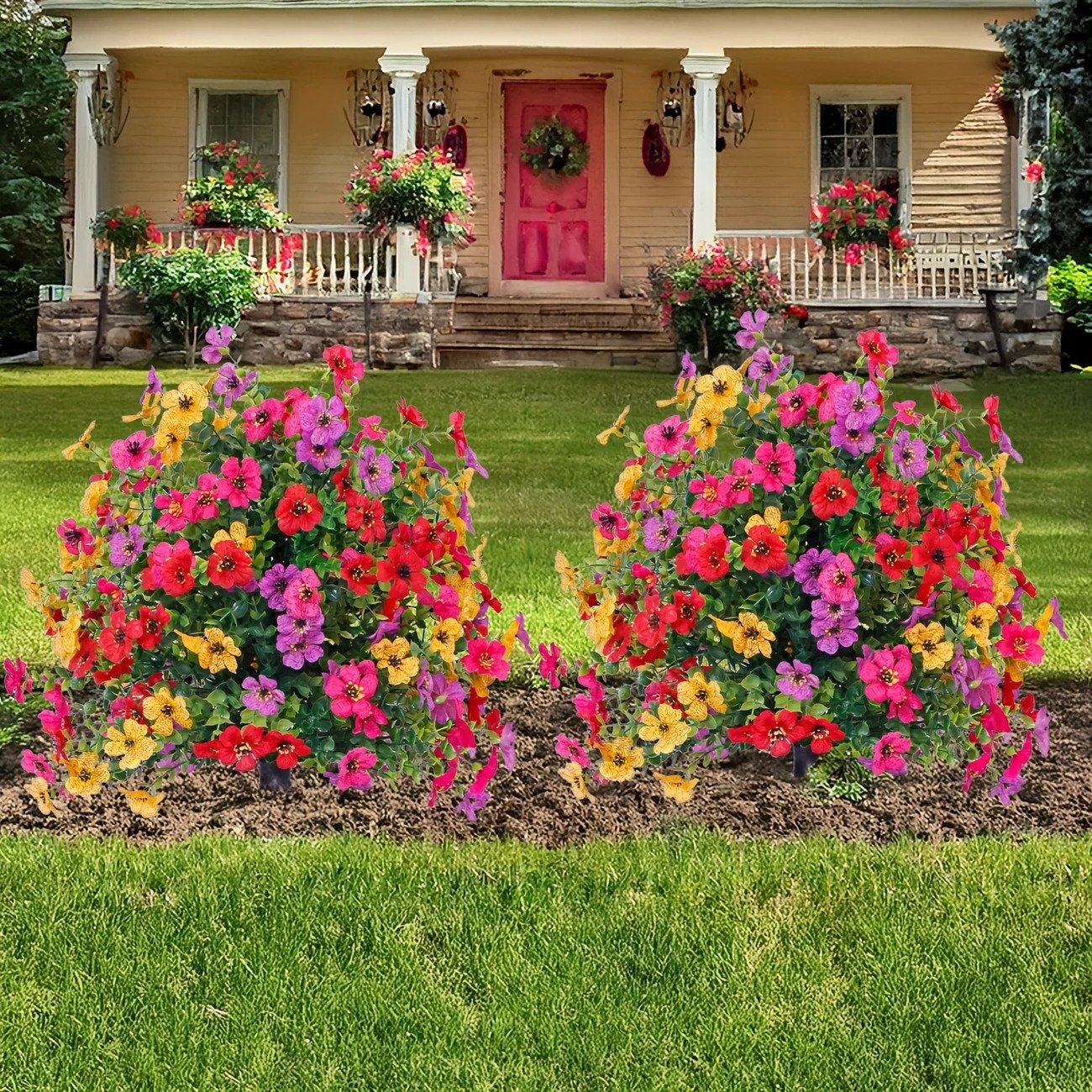 🔥Outdoor/Indoor UV Resistant Artificial Flower Decor ✅