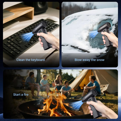 5‑speed adjustable Mini‑Leaf‑Blower, 80000 RPM