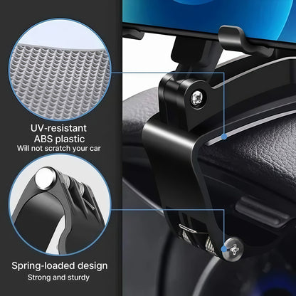 360-Degree Rotatable Car Dashboard Phone Holder