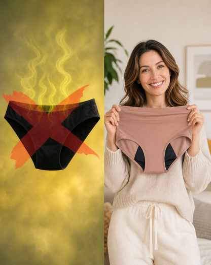 🌸💖Dernier jour 50 % de réduction|LBMLBM™ Lot de 4 culottes 100 % anti-fuite