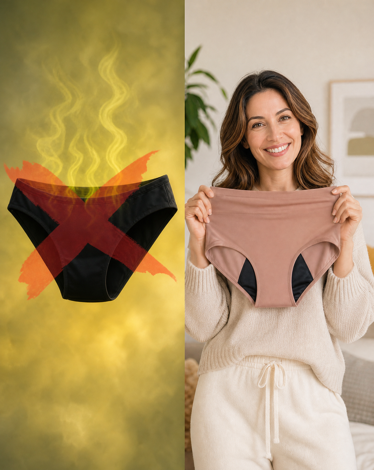 🌸💖Dernier jour -50%|Culottes 100% étanches LBMLBM™ - Lot de 4