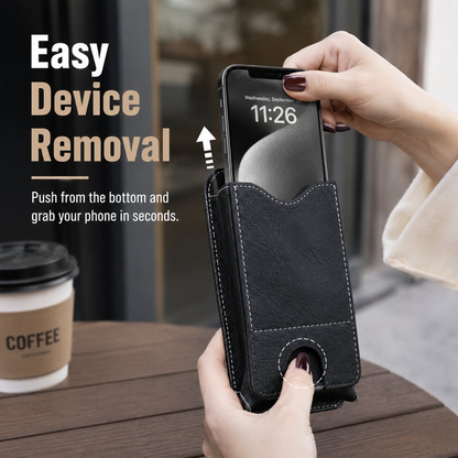 🔥📱Premium Men's PU Leather Cell Phone Holster Pouch💼