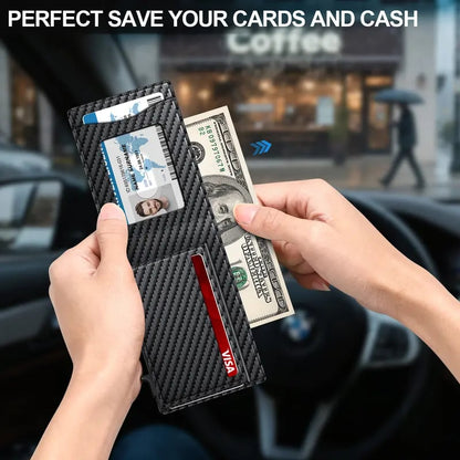 ⚡Men's RFID Minimalist Pop-Up Bifold Wallet