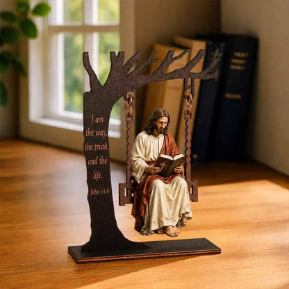 🔥Last Day 49% OFF - ✝️📚Christian Jesus Swing Ornament