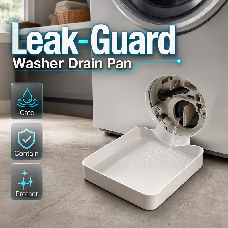 🏆Limited Time Sale 49% OFF💧🛡️Universal Front-Load Washing Machine Drain Pan
