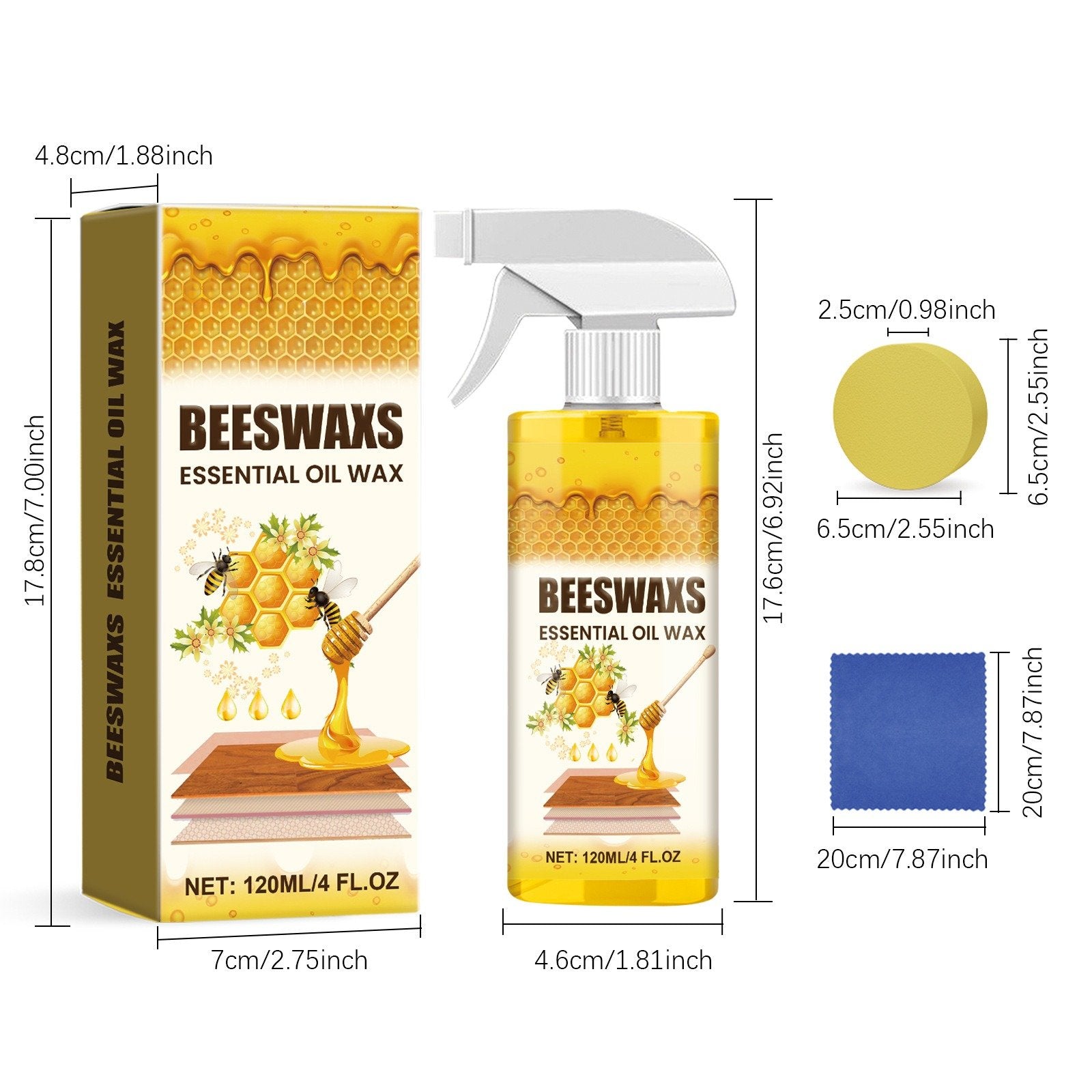 💕🎁Only $19.90 This Week🌟🎉Wood Polishing Beeswax Spray