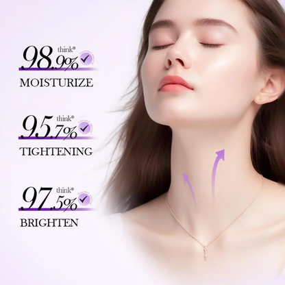 Roller Massage Neck Cream 🧴 Collagen & Hyaluronic Acid | Firms Neck, Reduces Wrinkles & Double Chin✨