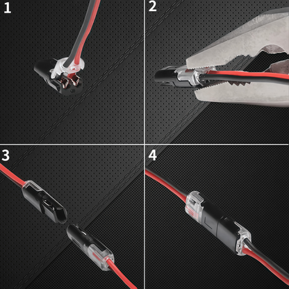 🔥🔥Double - Wire Plug-in Connector With Locking Buckle