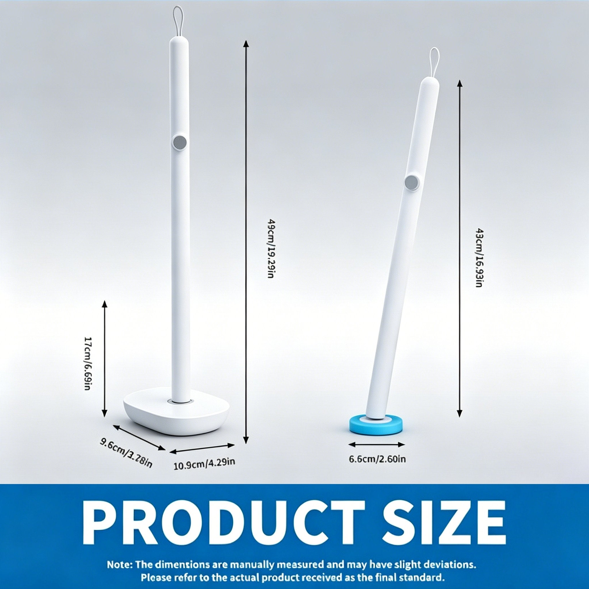 Disposable Toilet Brush System with 32 Refills