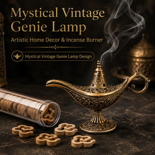 🔥Vintage Aladdin Genie Lamp Incense Holder
