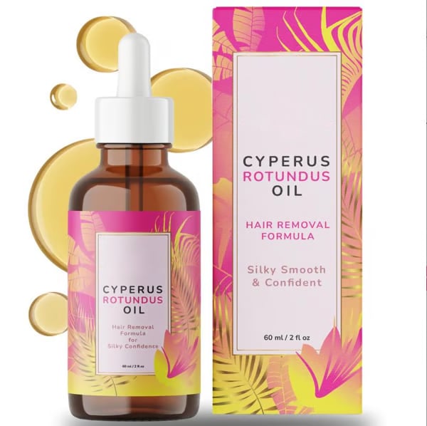 ✨  Cyperus Rotundus Oil for Natural Permanent Hair Reduction