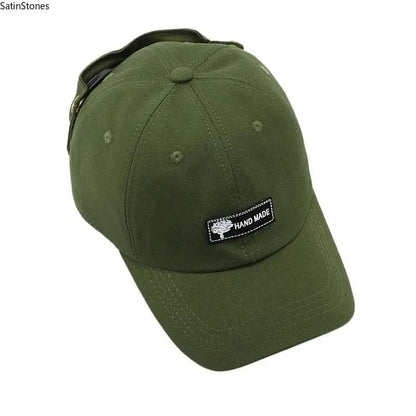 Detachable Goggle Pilot Baseball Cap Vintage Hat for Street Fashion & Daily Outfit
