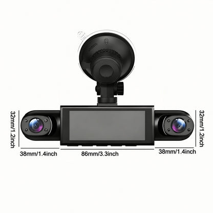🚗4-Channel 1080P Dash Camera with Night Vision