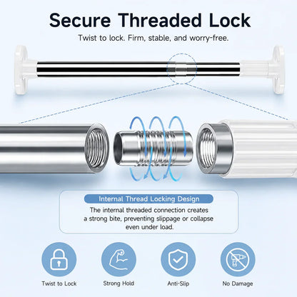Drill-Free Adjustable Rod