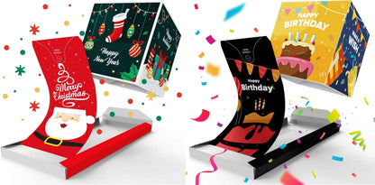 ✨Christmas Exploding Confetti Surprise Card – Pop-Up Joy in Every Envelope 🎄✨