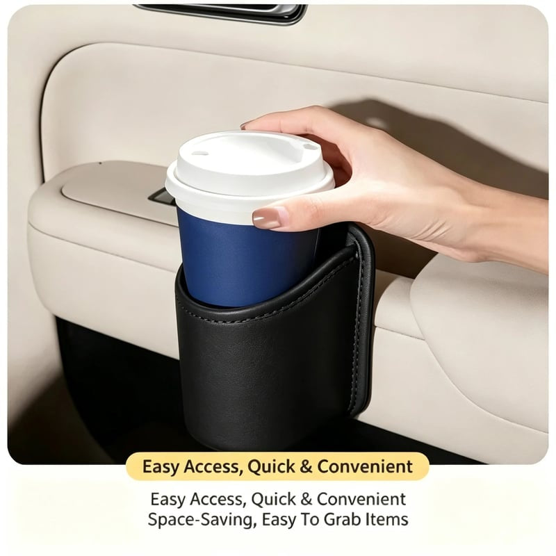 ✨Car Cup Holder Accessory, Multi-Purpose Drink & Water Bottle Storage Pouch