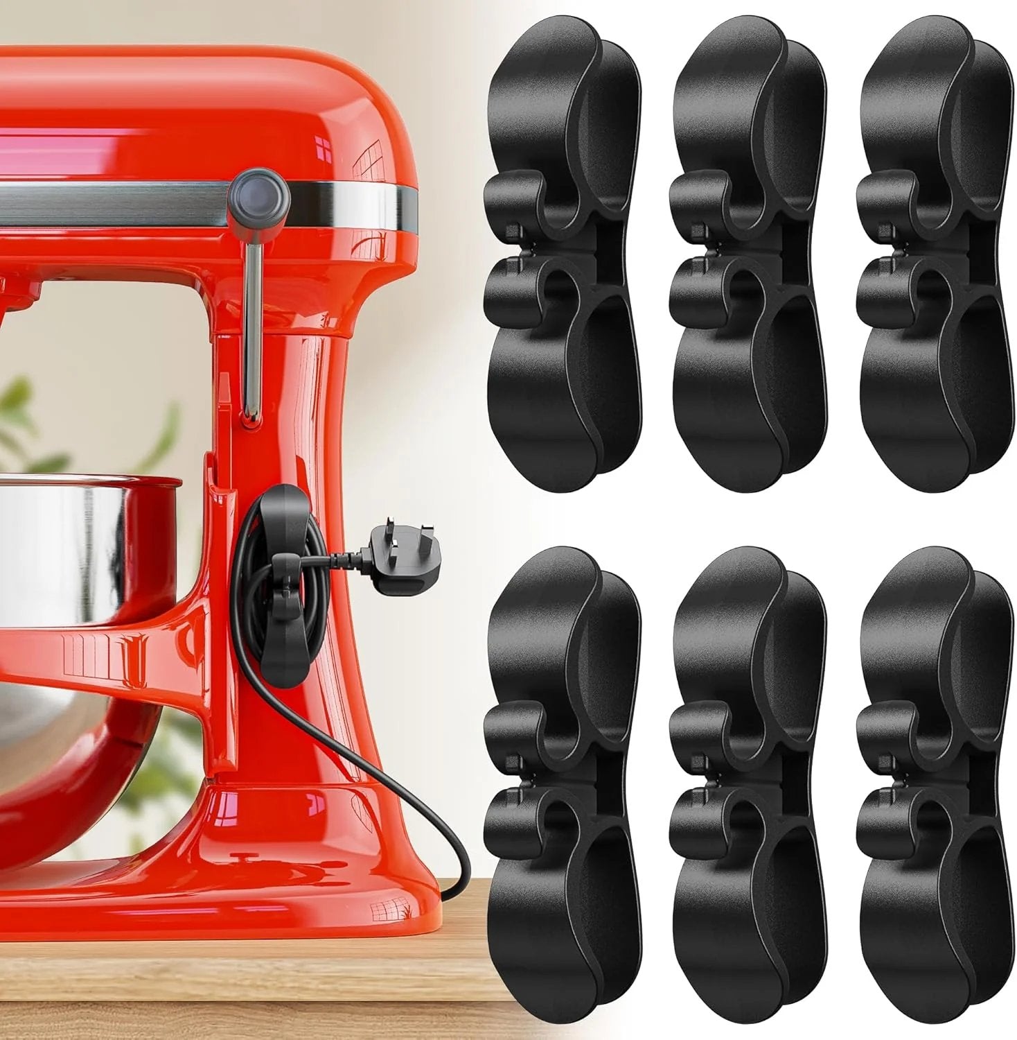 6-Pack Upgraded Appliance Cord Organizer