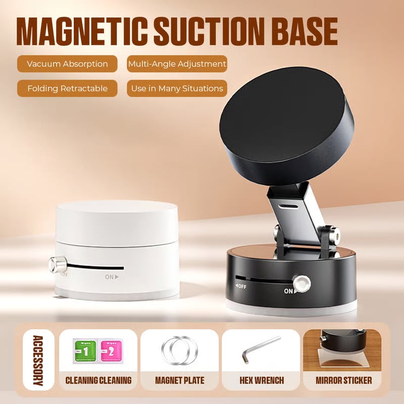 🔥Vacuum Magnetic Phone Stand - Strong Magnet