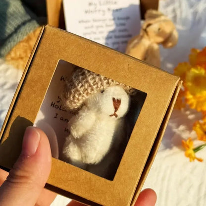 💖 🎁Handmade Mini Plush Teddy Bear in Box