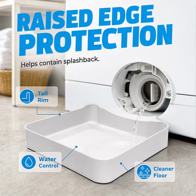 🏆Limited Time Sale 49% OFF💧🛡️Universal Front-Load Washing Machine Drain Pan