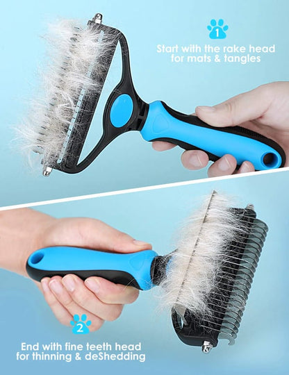 🐾 Professional Deshedding Tool for Dogs & Cats – Gentle, Efficient & Fur-Free Home ✨💖