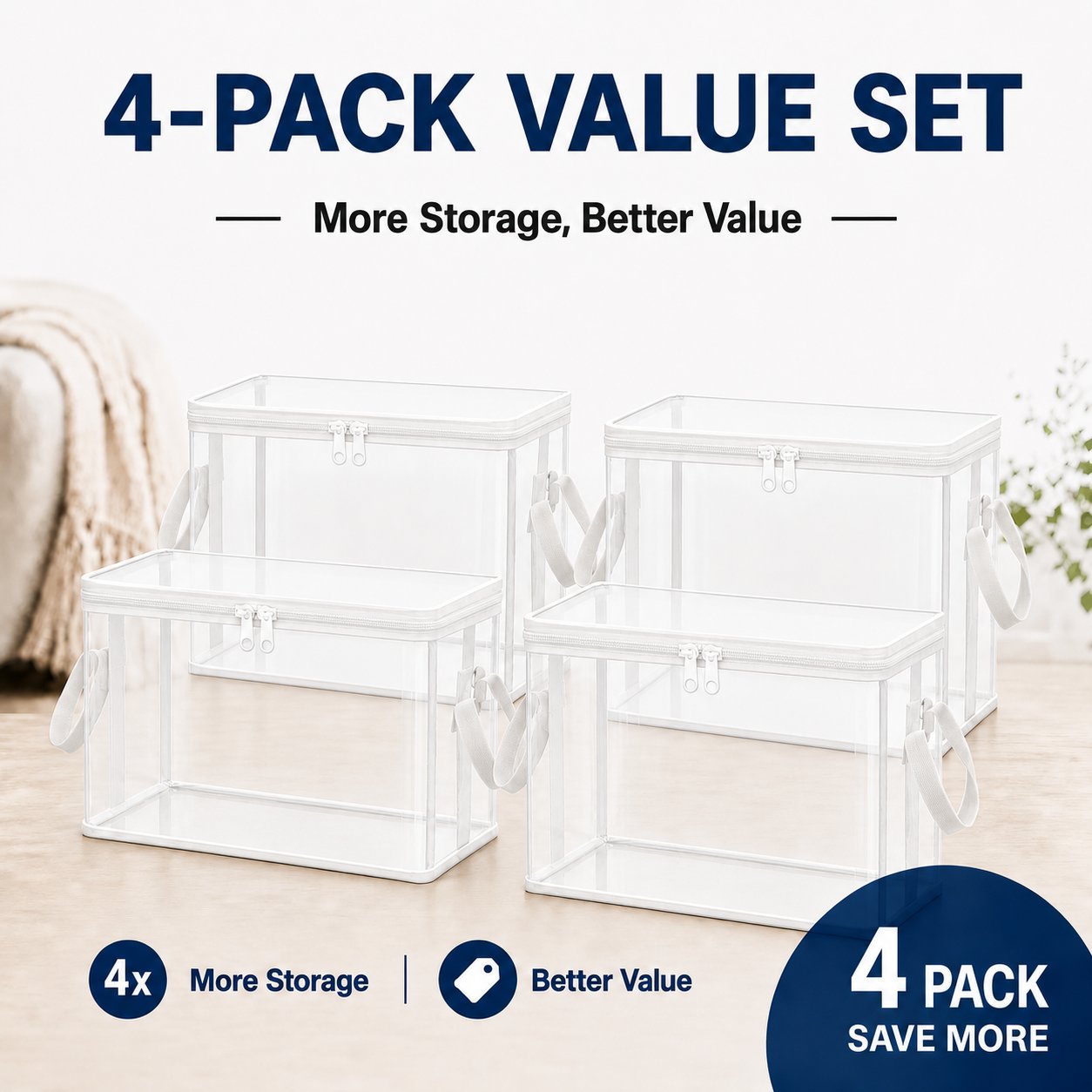Stuffed Storage PVC Organizer Bag Doll Storage Container WaterProof