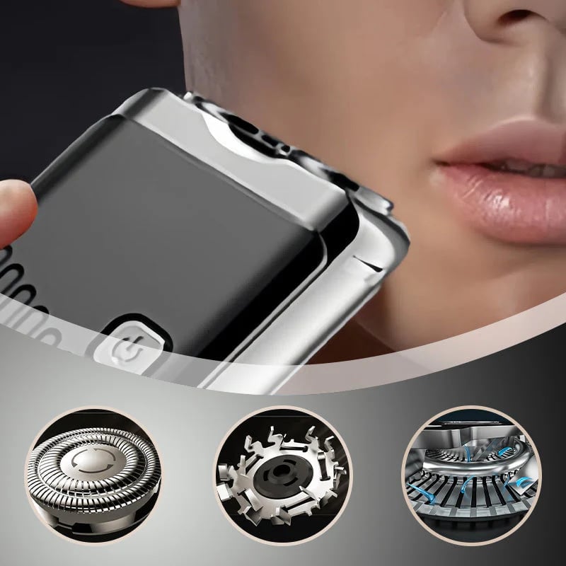 👍Mini Elektrorasierer für Herren|Perfektes Geschenk🎁 - Hol dir die perfekte Rasur! ✨
