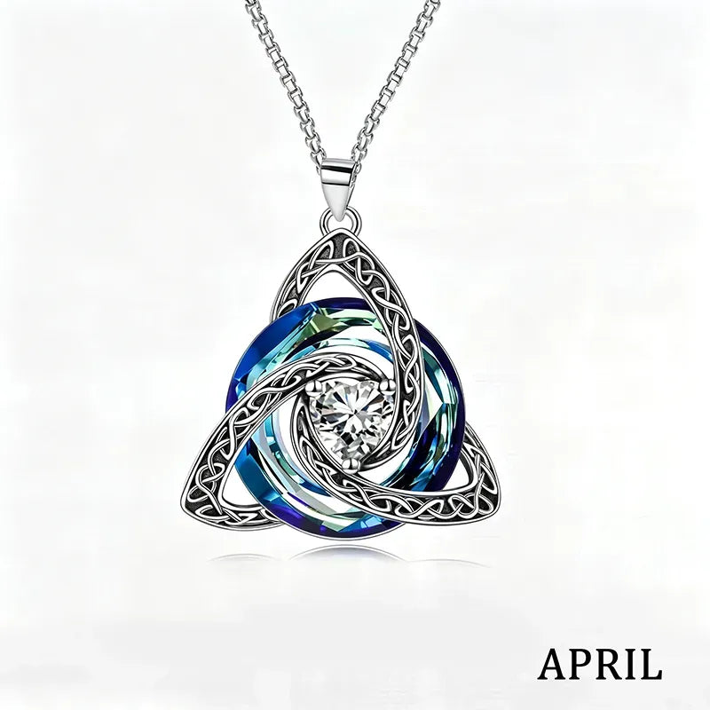 💝Birthstone Celtic Knot Necklace for Women