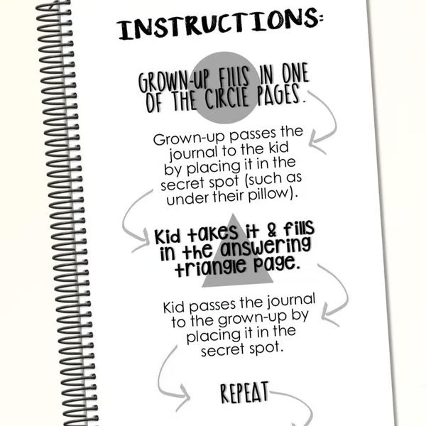 Just Between You & Me Kid Back and Forth Journal
