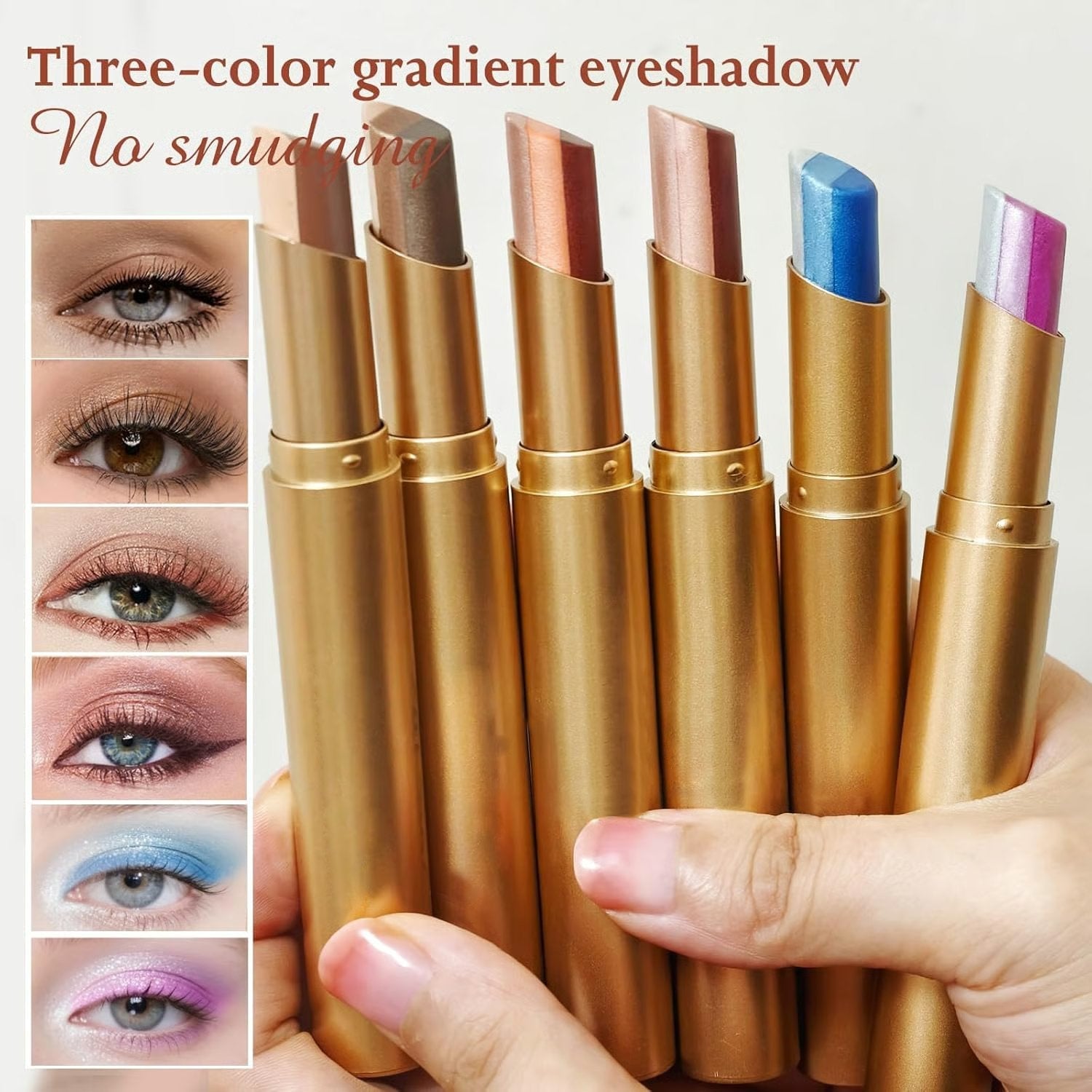 ✨3 Shade Cream Eyeshadow Stick | Smooth & Blendable