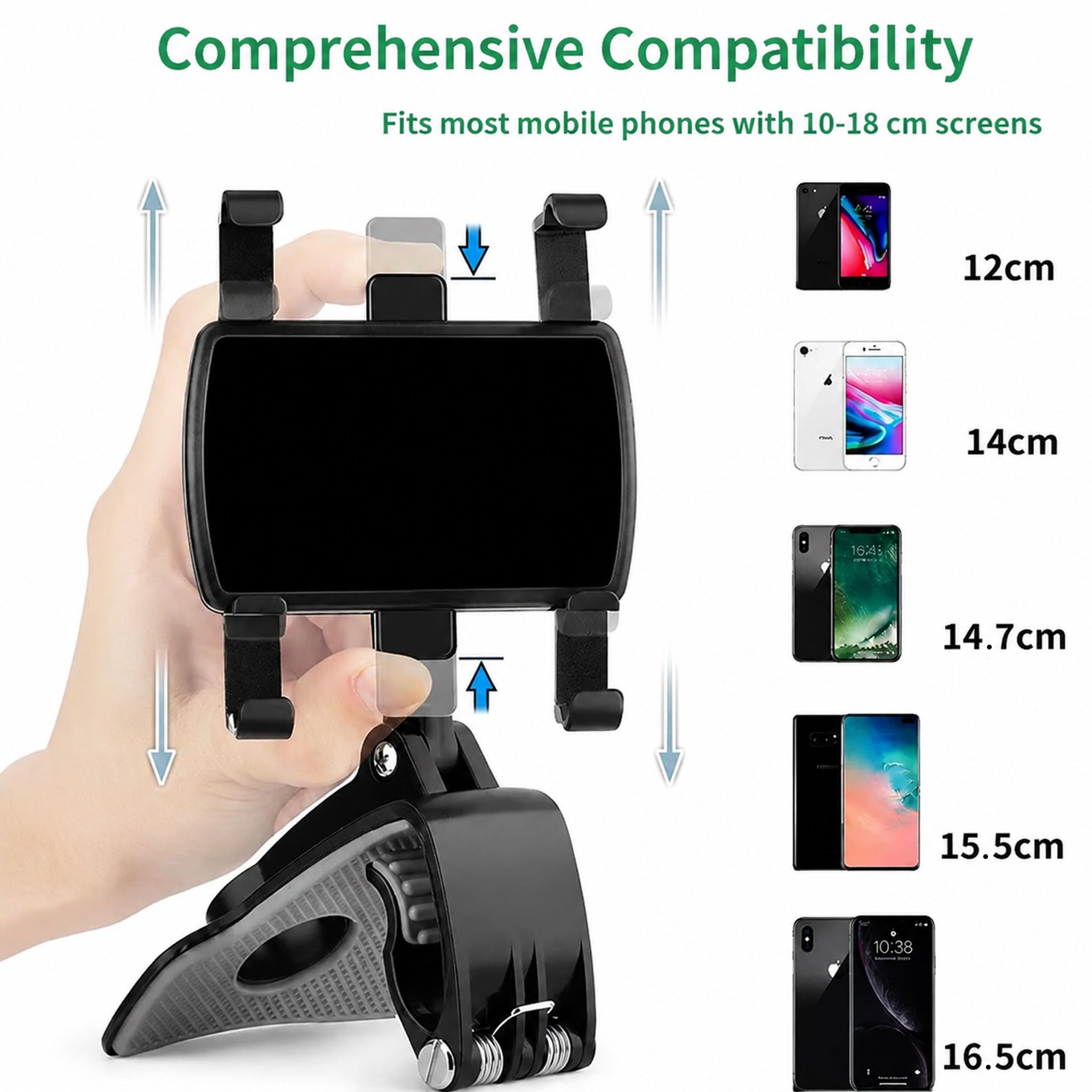 360-Degree Rotatable Car Dashboard Phone Holder