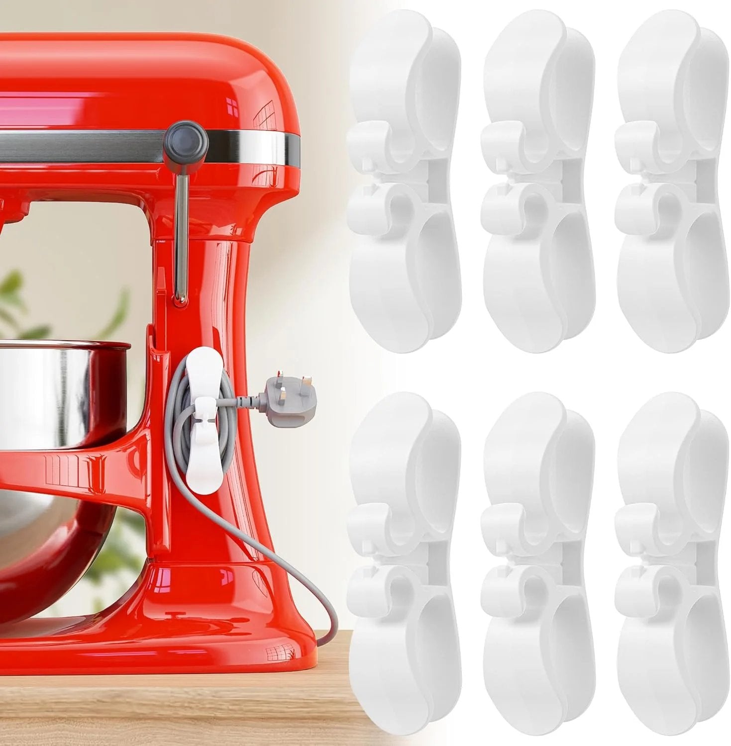 6-Pack Upgraded Appliance Cord Organizer