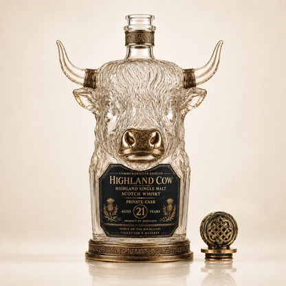 🔥✨Limit to Sale✨ 🔥Highland Cow Private Cask 21 Years Whisky Bottle