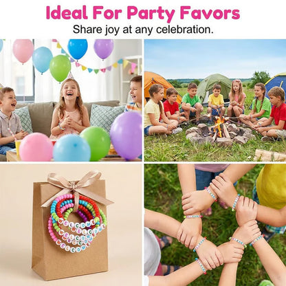 ✨🌈Pack of 25 Welcome BeadBracelets - StrengthenClassroom Friendship & SpreadWarm Kindness!