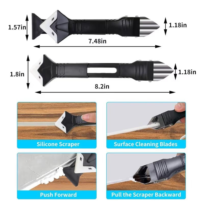 Silicone Caulking Tools and Grout Removal Tool