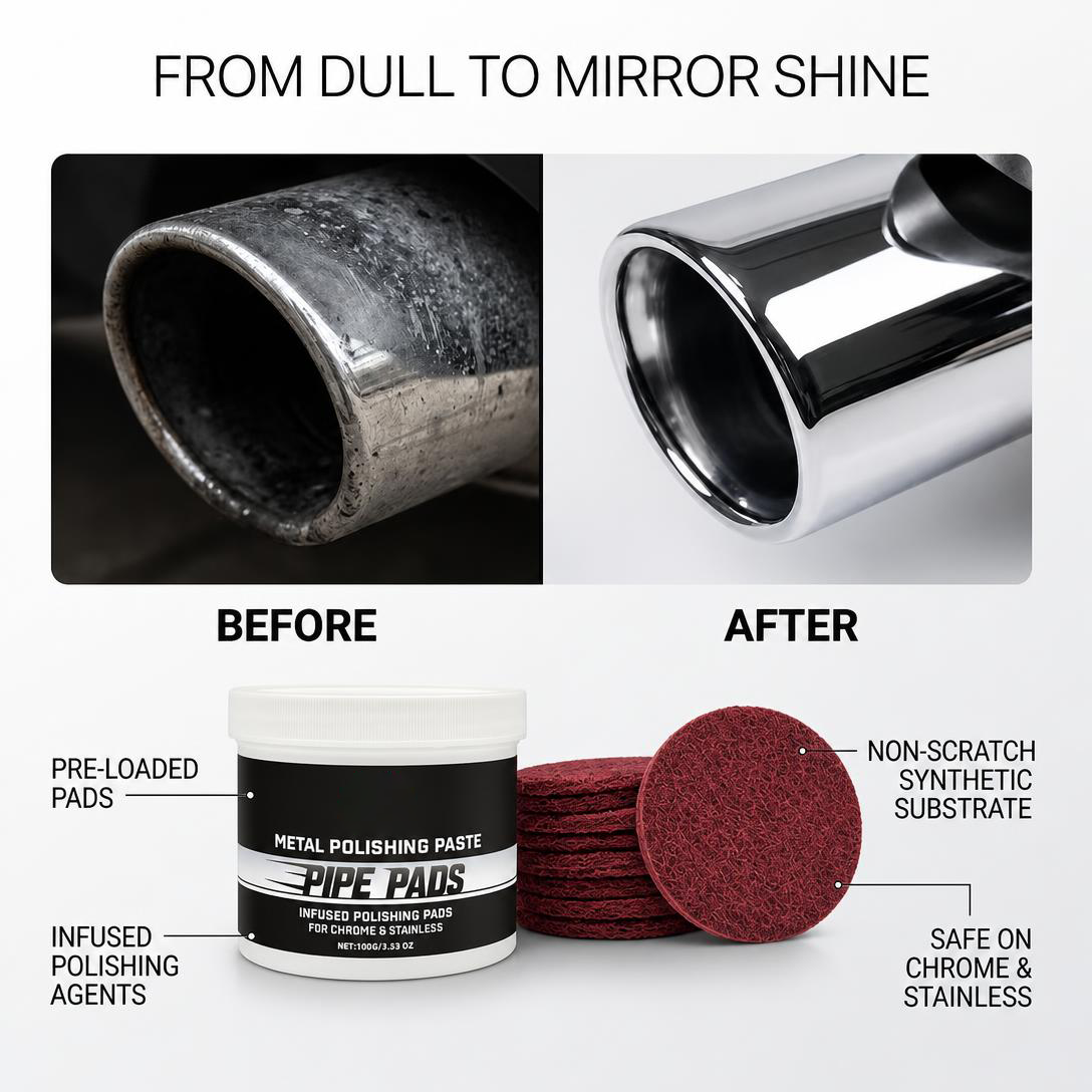 MirrorFinish Pads Remove scratches and oxidation