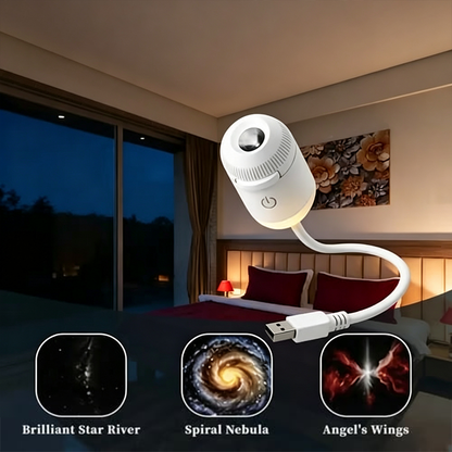 💡🌃 Projecteur de Ciel Étoilé 2-en-1 Lampe de Nuit USB pour Décoration Intérieure