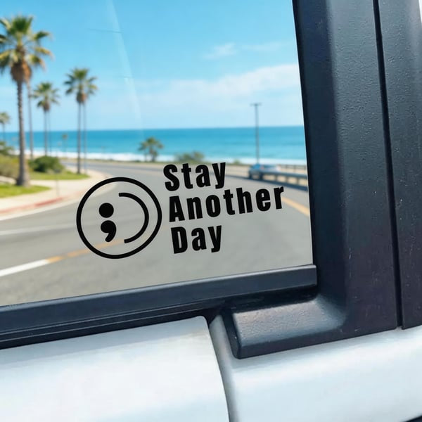 🎗️Share Pack❤️ SAD Mental Health Awareness Car Decal(10pcs)