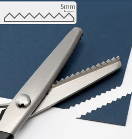 🧵✂️Stainless Steel Pinking Shears – 9.1" Zig Zag Fabric Scissors for Sewing, Quilting, Dressmaking & DIY Crafts