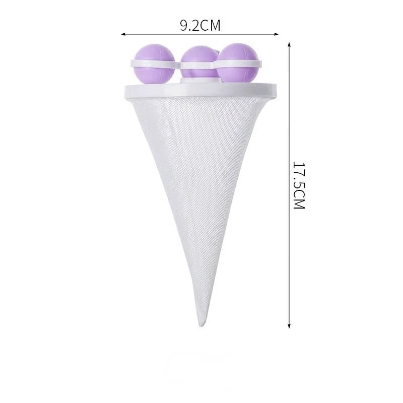 ✨3 Pack Washing Machine Filter Bag - Captures Pet Hair, Prevents Tangles, Reusable 🧼🐾