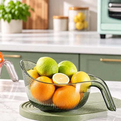 Easy-Pour Rice Washer & Multi-Food Strainer Bowl