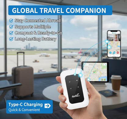 🔥 Plug & Play Portable WiFi Hotspot – Lifetime Access, Works Across All Networks