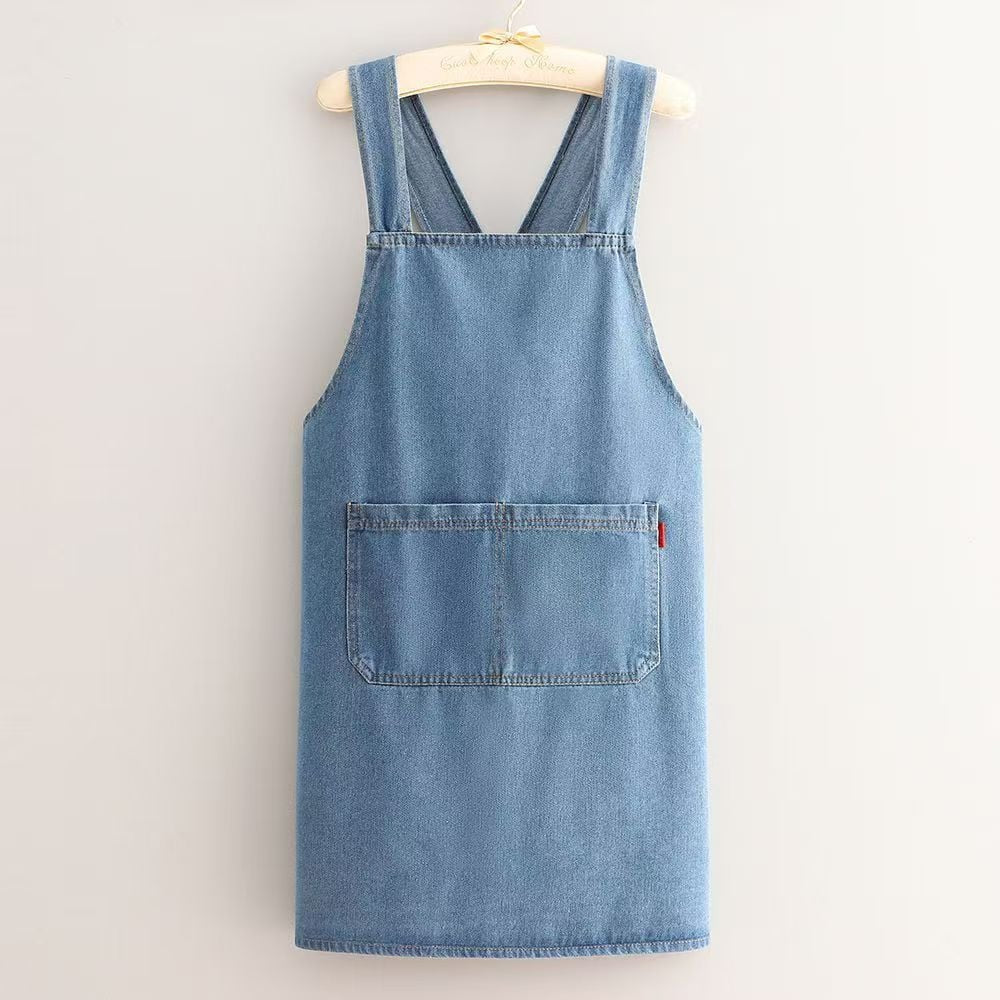 🔥Cloud-Fit Denim Apron | Ergonomic Cross-Back Design